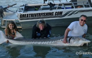 Sturgeon Fishing with Nicole & Jim
