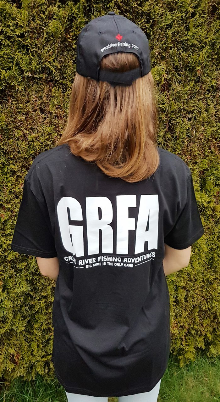 Great River Fishing T-shirt - Black - Image 2